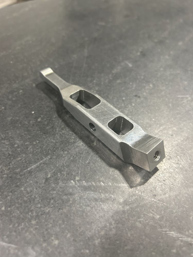 Precision-machined 6061 aluminum component